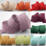 Baumwollband mit Fransen