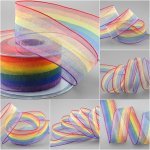 REGENBOGENBAND Chiffon