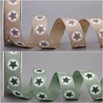 VINTAGE STARS Geschenkband