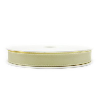 Dekoband TAFTBAND 3 m x 15 mm CREME Ivory Geschenkband Stoffband Taft Visco