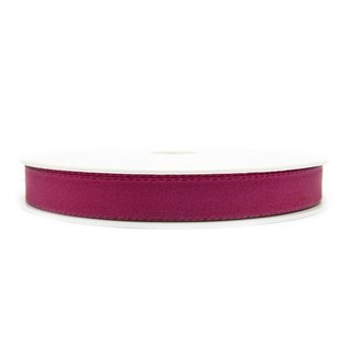 Dekoband TAFTBAND 3 m x 15 mm FUCHSIA Pflaume Geschenkband Stoffband Taft Visco