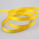 Dekoband TAFTBAND 50 m x 8 mm DOTTERGELB Gelb...