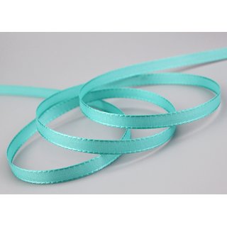 Dekoband TAFTBAND 50 m x 8 mm TÜRKIS Geschenkband...