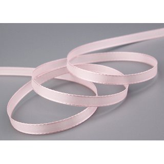 Dekoband TAFTBAND 3 m x 8 mm HELLROSA Rosa Geschenkband...