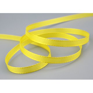 Dekoband TAFTBAND 3 m x 8 mm GELB Geschenkband Stoffband...