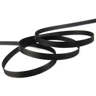 Dekoband TAFTBAND 3 m x 8 mm SCHWARZ Geschenkband...