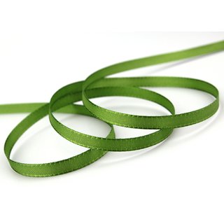 Dekoband TAFTBAND 3 m x 8 mm OLIV Grasgrün Grün...