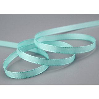 Dekoband TAFTBAND 3 m x 8 mm MINT Geschenkband Stoffband...