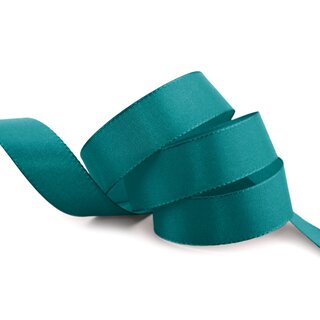 Dekoband TAFTBAND 3 m x 25 mm PETROL Geschenkband...