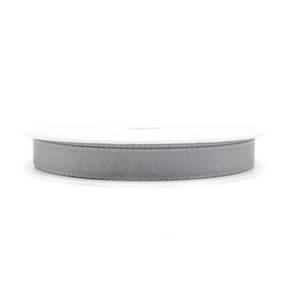 Dekoband TAFTBAND 50 m x 15 mm HELLGRAU Grau Geschenkband Stoffband Taft Visco