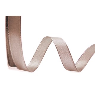 Dekoband TAFTBAND 50 m x 15 mm TAUPE Geschenkband...
