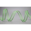 3 m x 15 mm Dekoband CHIFFON APFELGRN transparent...