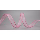3 m x 15 mm Dekoband CHIFFON ROSA transparent...