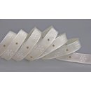 Dekoband LET IT SNOW in CREME 3 m x 15 mm Weihnachten...