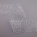 Dekoband ?Magic Lace? SILBER 3 m x 72 mm transparent...