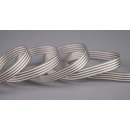 Dekoband STRIPES in TAUPE / WEISS 25 m x 9 mm...