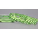 Dekoband STRIPES in GRN / WEISS 25 m x 16 mm...