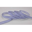 Dekoband STRIPES in BLAU / WEISS 25 m x 16 mm...