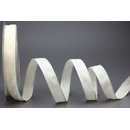 20 m x 15 mm Dekoband OLIVER CREME Ivory (102) Stoffband...