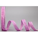 20 m x 15 mm Dekoband OLIVER PINK (116) Stoffband mit...