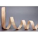 20 m x 15 mm Dekoband OLIVER APRICOT (106) Stoffband mit...