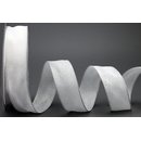 20 m x 25 mm Dekoband OLIVER WEISS (101) Stoffband mit...