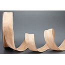 20 m x 25 mm Dekoband OLIVER APRICOT (106) Stoffband mit...