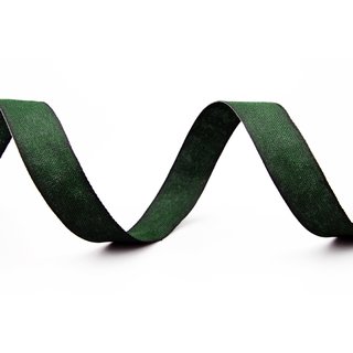 3 m x 25 mm Dekoband OLIVER DUNKELGRN Grn (911) Stoffband mit Drahtkanten Schleifenband Nordstil Geschenkband
