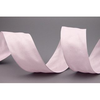 3 m x 40 mm Dekoband OLIVER HELLROSA Rosa (216) Stoffband mit Drahtkanten Schleifenband Nordstil Geschenkband