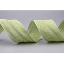 3 m x 40 mm Dekoband OLIVER OLIV HELL (112) Stoffband mit...