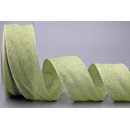 20 m x 40 mm Dekoband OLIVER OLIV HELL (112) Stoffband...