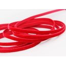 Elastisches Samtband ROT | KNALLROT (315) 1 m x 6 mm...