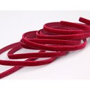 Elastisches Samtband ROT | DUNKELROT (340) 1 m x 6 mm...
