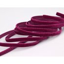 Elastisches Samtband WEINROT (360) 1 m x 6 mm METERWARE...