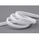 Elastisches Samtband WEISS (401) 1 m x 9 mm METERWARE...