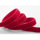 Elastisches Samtband ROT | DUNKELROT (340) 1 m x 9 mm...