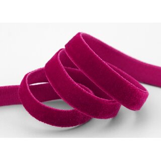 Elastisches Samtband WEINROT (360) 1 m x 9 mm METERWARE...