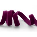 Elastisches Samtband BURGUND | BORDEAUX (385) 1 m x 9 mm...