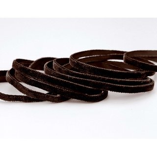 Samtband DUNKELBRAUN | CUBAN BRAUN (429) 1 m x 5 mm...