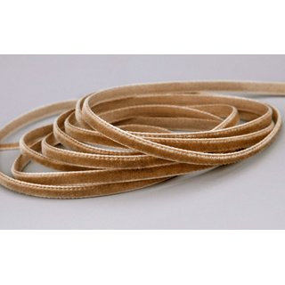 Samtband HELLBRAUN | COPPER (447) 1 m x 5 mm METERWARE...