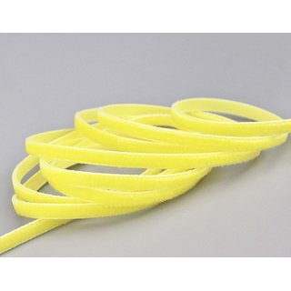 Samtband HELLGELB | CITRON (452) 1 m x 5 mm METERWARE...