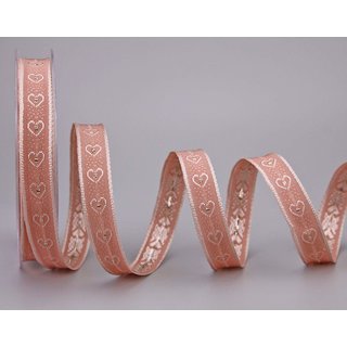 20 m x 15 mm Dekoband Country Hearts ALTROSA Geschenkband...
