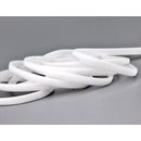 Samtband WEISS (401) 1 m x 7 mm METERWARE Samt einseitig...