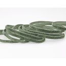 Samtband SCHIMMELGRAU (433) 1 m x 5 mm METERWARE Samt...