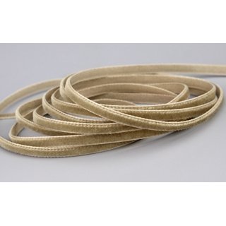Samtband NUSSBRAUN (533) 1 m x 5 mm METERWARE Samt...