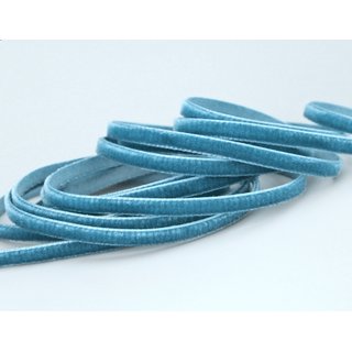 Samtband TAUBENBLAU (536) 1 m x 5 mm METERWARE Samt...