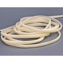 Samtband CREME (564) 1 m x 5 mm METERWARE Samt einseitig...