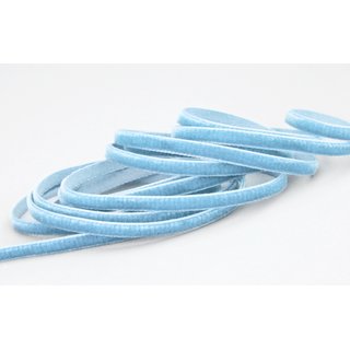Samtband HELLBLAU (713) 1 m x 5 mm METERWARE Samt...