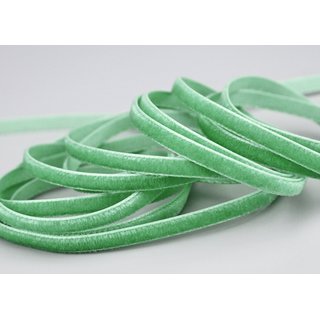 Samtband APFELGRÜN (786) 1 m x 5 mm METERWARE Samt...