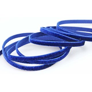 Samtband ROYALBLAU (418) 1 m x 7 mm METERWARE Samt...